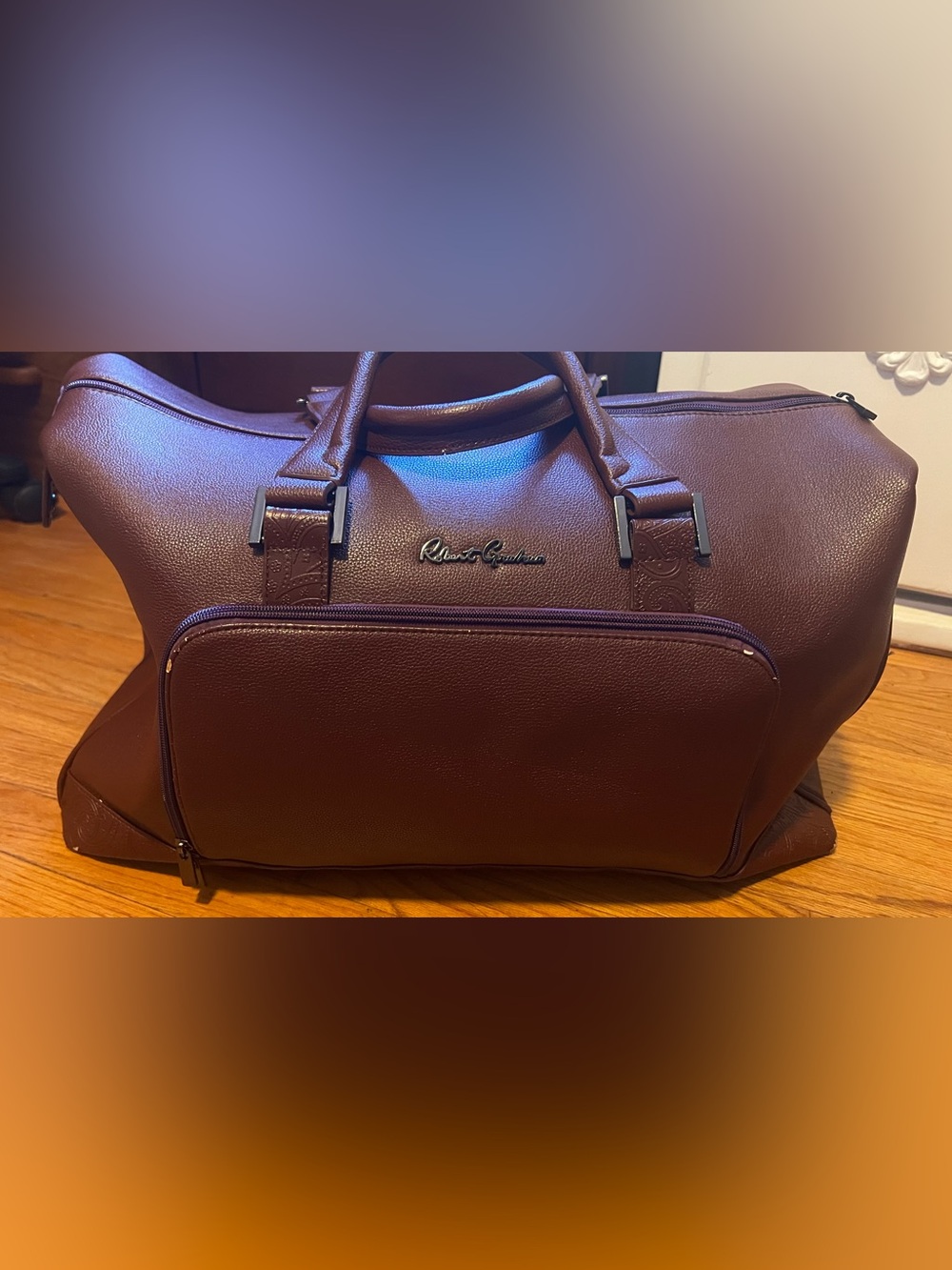 Robert Graham Men's Duffel Bag - Deep Brown Leather